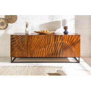 ELIXYR luxus mangófa komód - 177cm - barna