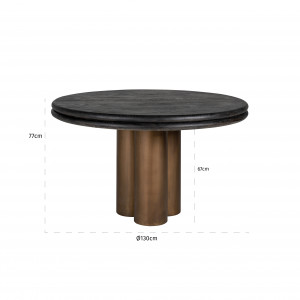MACARON különleges étkezőasztal - 130cm