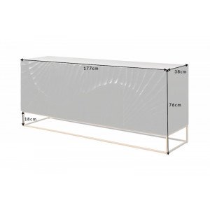ELIXYR luxus mangófa komód - 177cm