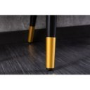 BOUTIQUE design bársony ülőpad - sárga