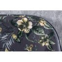 BOUTIQUE design bársony ülőpad - szürke