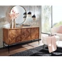 LOURES tömör rózsafa komód - 123cm