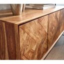 LOURES tömör rózsafa komód - 123cm