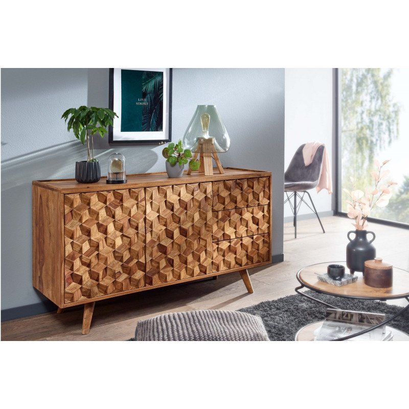 CASELLA design rózsafa komód - 138cm