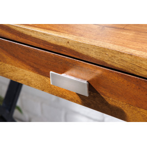 GRACE - II tömör rózsafa íróasztal - 120cm - fekete