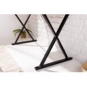 GRACE - II tömör rózsafa íróasztal - 120cm - fekete