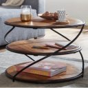 CEYLON-II design rózsafa dohányzóasztal  - 58cm