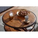 CEYLON-II design rózsafa dohányzóasztal  - 58cm