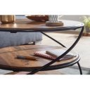 CEYLON-II design rózsafa dohányzóasztal  - 58cm