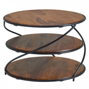 CEYLON-II design rózsafa dohányzóasztal  - 58cm