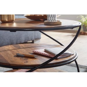 CEYLON-II design rózsafa dohányzóasztal  - 58cm