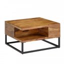 MAURIS modern rózsafa dohányzóasztal - 60cm