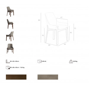 WILLOW luxus étkezőszék