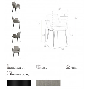 VINUELA luxus étkezőszék