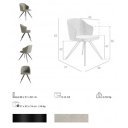 SEGURA luxus étkezőszék