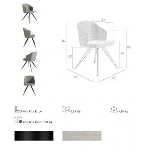 SEGURA luxus étkezőszék