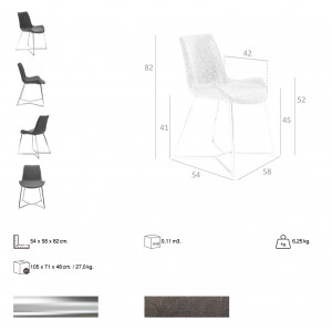 ESLA exkluzív étkezőszék