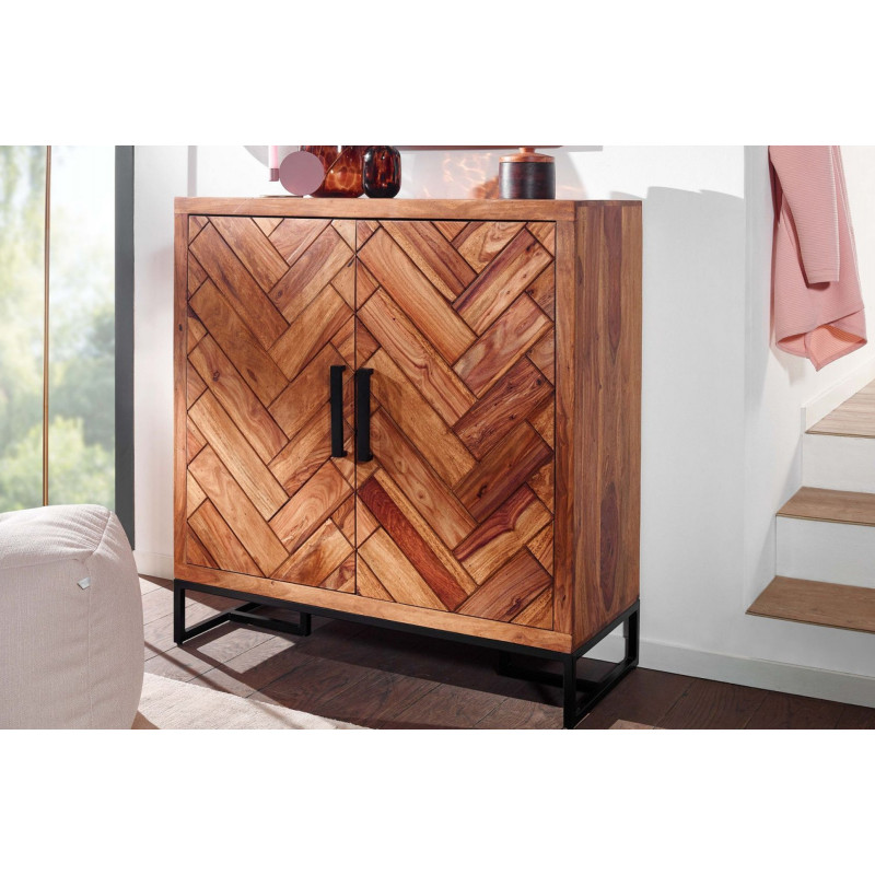 GWEN tömör rózsafa cipősszekrény