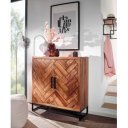 GWEN tömör rózsafa cipősszekrény