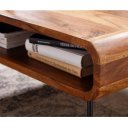 MEZZO tömör rózsafa dohányzóasztal - 90cm