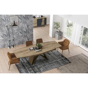 SIGMA exkluzív bővíthető étkezőasztal - 180-260cm Bővíthető étkezőasztal