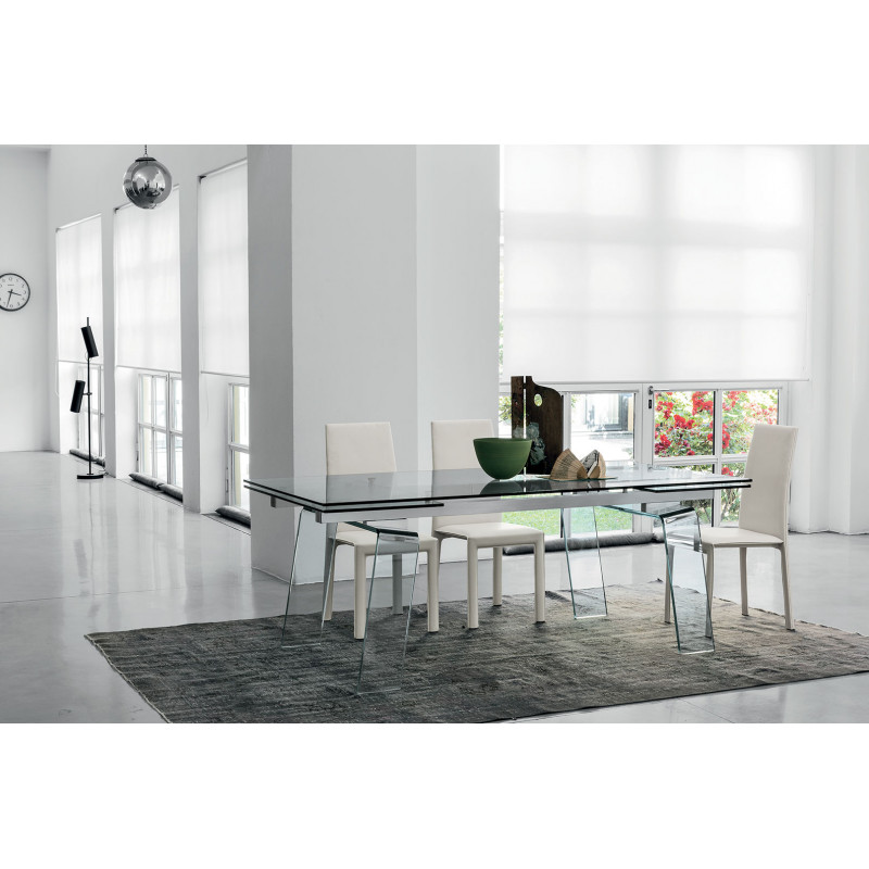 CRYSTAL PLUS exkluzív étkezőasztal - 200-300cm