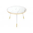 PARIS design dohányzóasztal - fehér márvány dekor