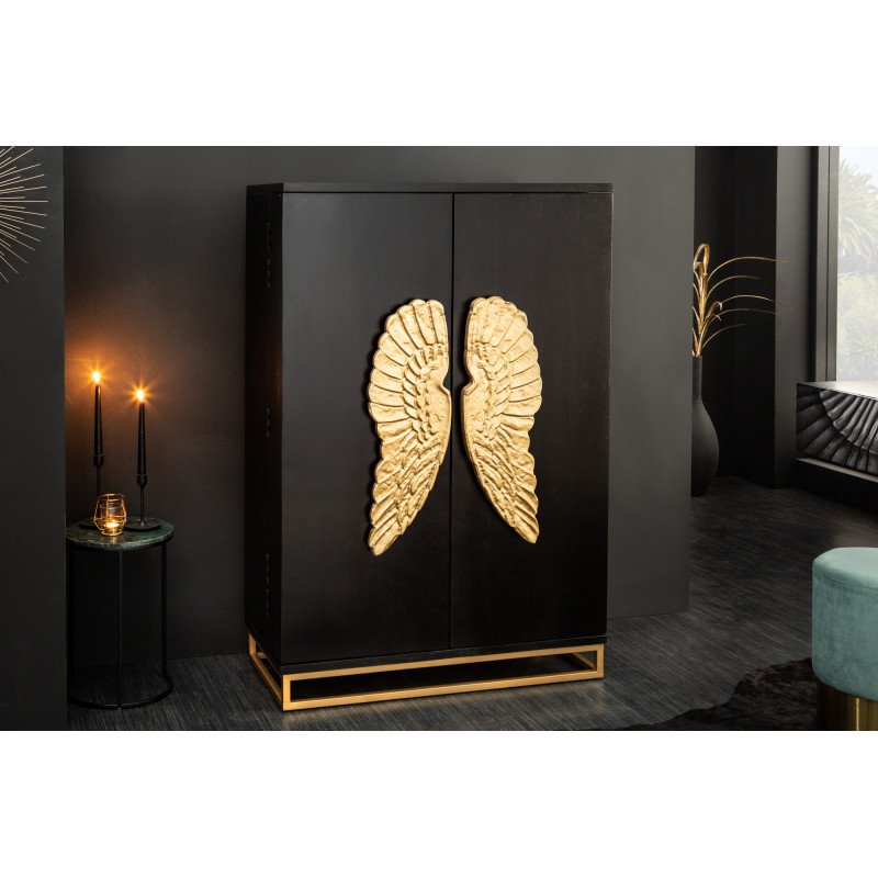 ANGEL különleges mangófa bárszekrény