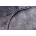 MILAN modern bársony bárszék - szürke