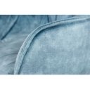 MILAN modern bársony bárszék - kék