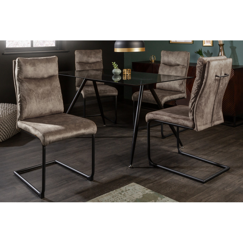 COMFORT design szék - antik taupe