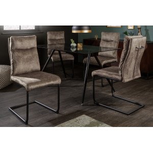 COMFORT design szék - antik taupe INVICTA