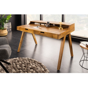 MONSOON tömör mangófa íróasztal - 120cm INVICTA