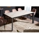 SEVEN exkluzív bővíthető kerámia étkezőasztal -fehér- 180-240cm