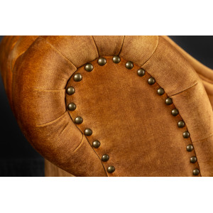 CHESTERFIELD design bársony szófa - 170cm
