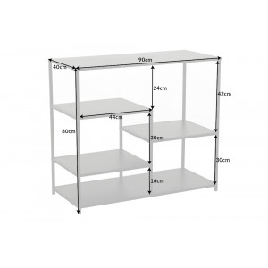 DURA STEEL modern fém polc - 80cm