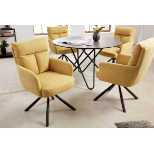 BIG GEORGE-II exkluzív szék - sárga INVICTA