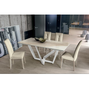 ATRIUM exkluzív kerámia bővíthető étkezőasztal - 160-240cm