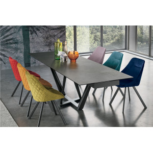 ATRIUM exkluzív kerámia bővíthető étkezőasztal - 160-240cm