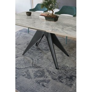 PERONI exkluzív kerámia bővíthető étkezőasztal  - 160-240cm