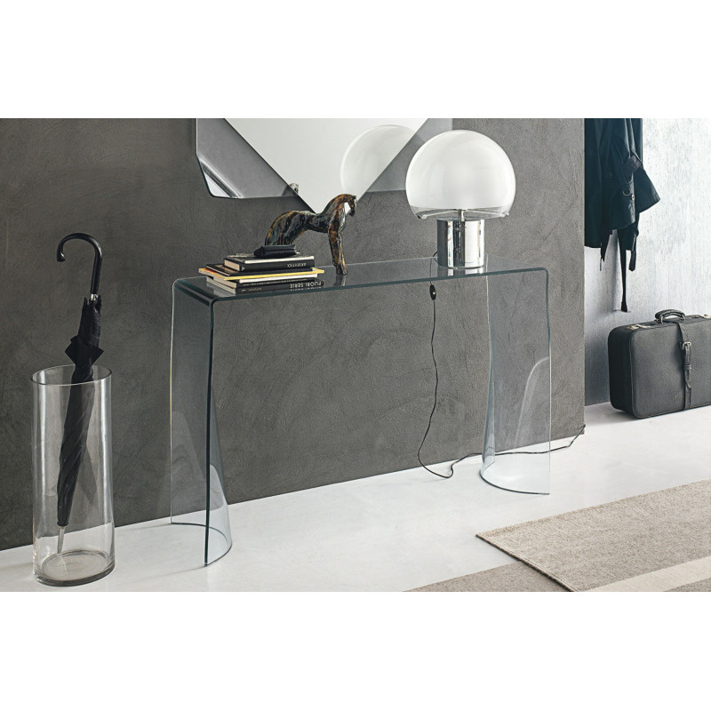 LYNX exkluzív üveg konzolasztal - 133cm