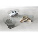 LOCUM exkluzív üveg dohányzóasztal - 110cm