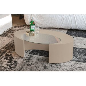 NEMESI exkluzív dohányzóasztal - 100cm MDF