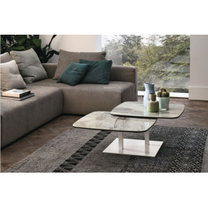 SILBETT exkluzív dohányzóasztal - 122cm