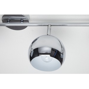 BUBBLE - modern függőlámpa - fehér/króm