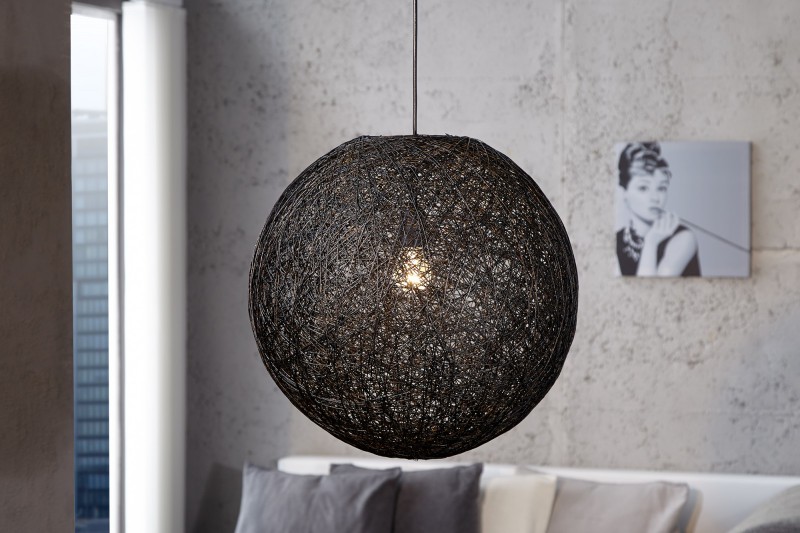 COCOON BLACK L - design függőlámpa