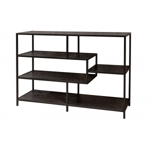 SLIM LINE modern polc - 115cm - fekete