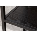 SLIM LINE modern polc - 185cm - fekete