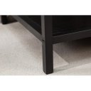 SLIM LINE modern polc - 185cm - fekete