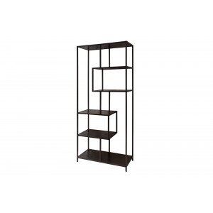 SLIM LINE modern polc - 185cm - fekete